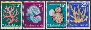 Tokelau Islands 1973 Coral Set of 4 SG37-40 Fine Used