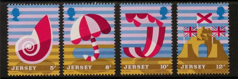 JERSEY SG124/7 1975 JERSEY TOURISM MNH 