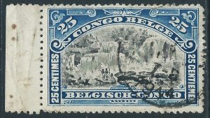 Belgian Congo, Sc #49, 25c Used