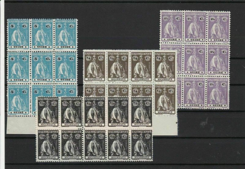 Portuguese Colonies Mint Never Hinged Stamps Blocks ref R 18331