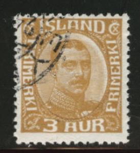 Iceland Scott 109 1920 stamp CV$18.50