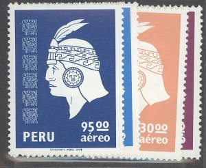 Peru #C486-C489  Single (Complete Set)