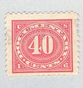 US R237 Used Revenue 40c 1 1917 (BP81306)