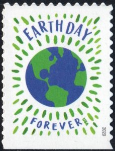 SC#5459 (55¢) Earth Day Single (2020) SA