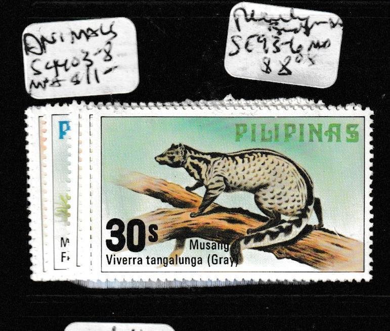 Philippines Animals SC 1403-8 MNH (6geu)