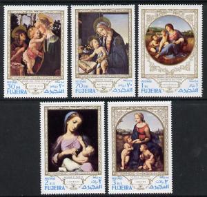 Fujeira 1970 Paintings of the Madonna set of 5 unmounted ...