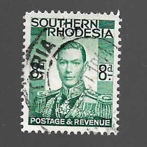 Southern Rhodesia 1937 - U - Scott #47 *