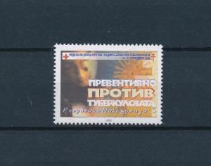 [54968] Macedonia 2002 Red Cross fight against tuberculose MNH