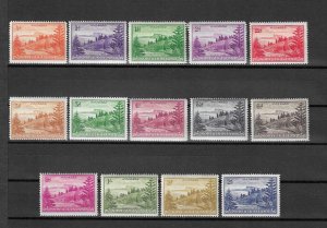 NORFOLK ISLAND 1947/59 SG 1/12a MNH Cat £35