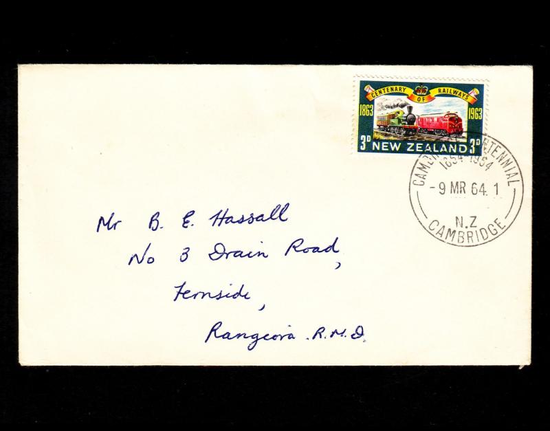 New Zealand  Commemorative Cover Cambridge Centennial