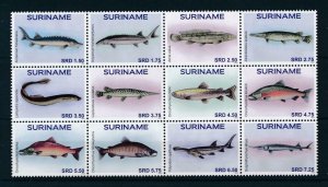 [SU2175] Suriname 2016 Marine life fish  MNH