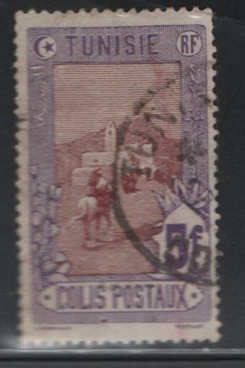 TUNISIA , Q10, USED, 1906 Mail delivery
