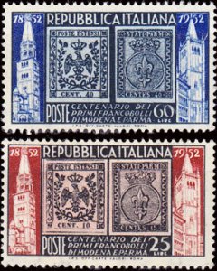 Scott #602-3 Stamps of Modena and Parma MNH