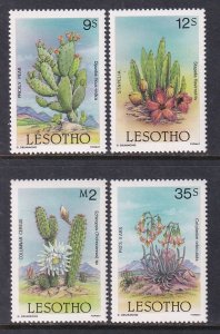 Lesotho 516-519 Cactus MNH VF