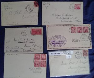 250+ covers! CIVIL WAR,W I, WW II,1800's, FDC, first flight,airmail, RPO & misc