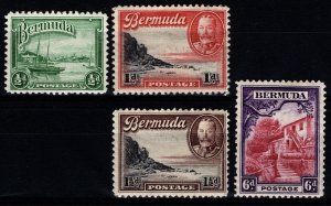 Bermuda 1936-47 George V Definitives, Part Set [Unused]