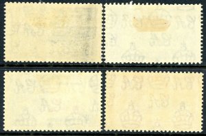Hong Kong 1935 British KGV Silver Jubilee Scott #147-150 Mint U804 ⭐⭐⭐⭐⭐⭐