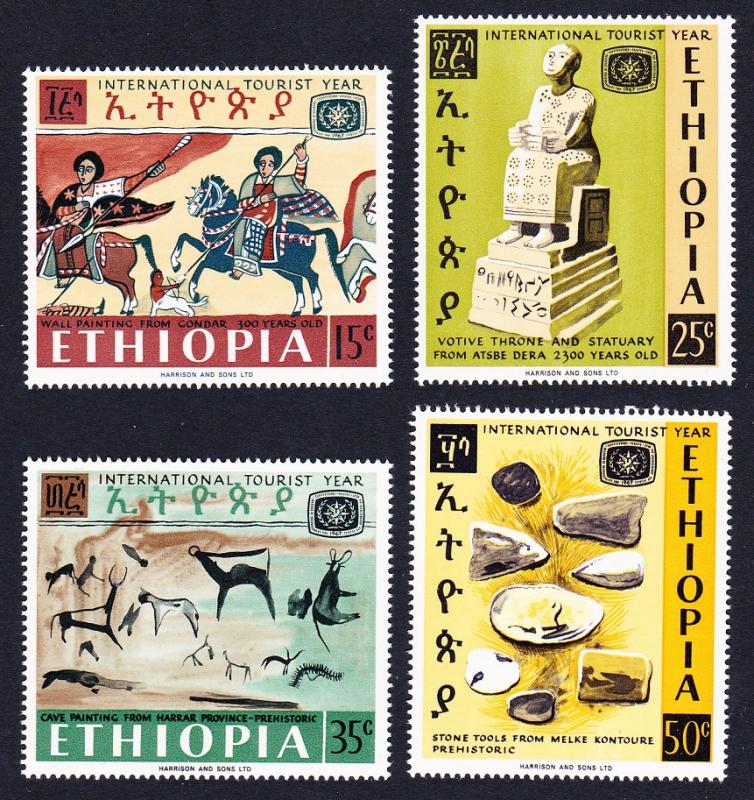 Ethiopia International Tourist Year 4v SG#681/84 SC#488-91