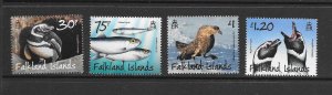 MARINE LIFE - FALKLAND ISLANDS #1142-5  MNH