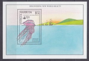 1990 Antigua and Barbuda 1328/B173 Marine fauna - Jellyfish 6,00 €