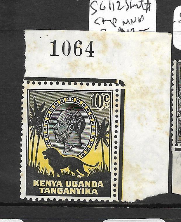 KENYA ,UGANDA AND TANGANYIKA  (P0609B) KGV 10C LION SG 112 SHEET NUMBER MNH