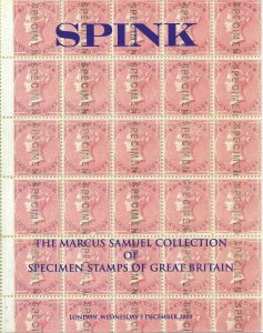 Marcus Samuel, Specimen Stamps of Great Britain, Spink, London, Dec. 3, 2003