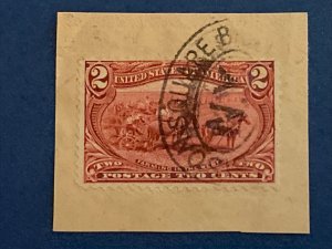 US Stamps- SC# 286  - Used On Paper - SCV =   $2.75