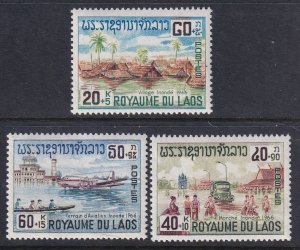 Laos B6-B8 MNH VF