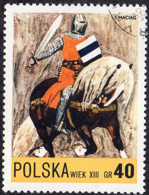 Poland 1947 - Cto - 40g 13th Century Knight (1972)