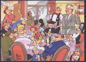 Belgium, 2002, 80th Anniversary of Marc Sleen,  s/s, Mi#B86, MNH,++