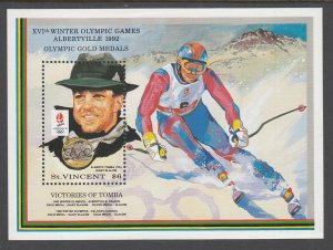 St Vincent 1707 Winter Olympics Souvenir Sheet MNH VF