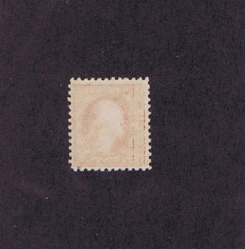 SC# 500 USED  2 CENT, WASHINGTON, 1917,  1980 APS CERT  