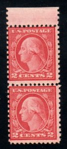 #540 - PAIR - CV:$45.00 - Mint - O.G. - 1 Stamp XL  Hinged⭐⭐⭐⭐⭐