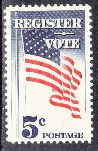 USA SCOTT #1249  MNH 1964 US FLAG  SEE SCAN