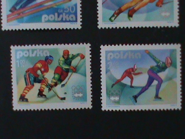 ​POLAND-SC#2137-42 12TH WINTER OLYMPIC GAMES-INNSBRUCK-MNH VF COMPLETE SET