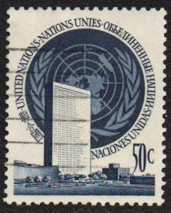 United Nations UN New York Sc #10 Used