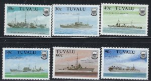 Tuvalu 543-48 MNH 1990 Ships (an5739)