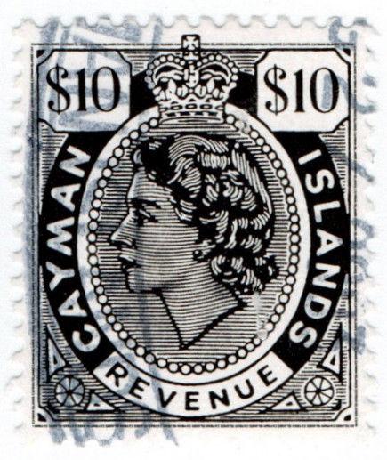 (I.B) Cayman Islands Revenue : Duty Stamp $10