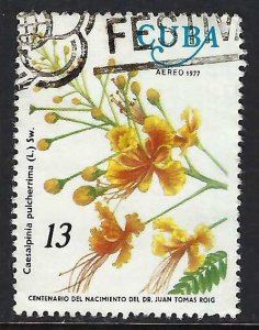 Cuba C252 VFU FLOWERS P1131-2