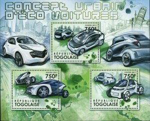 Urban Concept for Green Cars Stamp Transportation S/S MNH #4349-4351