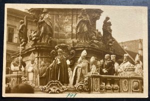 1917 Hungary RPPC Real Picture postcard Cover Coronation Scene