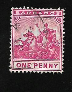 Barbados 1892 - U - Scott #72