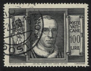 Vatican Pope Pius XII 1949 Canc SC#131 SG#148 MI#158A