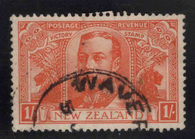 New Zealand Scott 170 Used  Top Value in 1920 Victory Issue