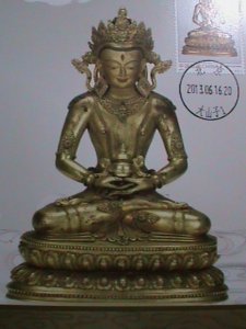 ​CHINA-2013 SC# 4118 MC100-STATUE OF AMITAYUS BUDDHA-MNH-MC CARD VERY FINE
