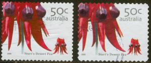 Australia - 2005 - Scott # 2397, 2401 - used - Flowers