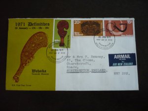 Postal History - New Zealand - Scott# 450-452 - First Day Cover
