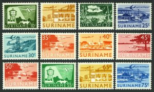 Surinam C30-C41, MNH. Mi 462-473. 1965. Water Tower, Boat on lake, Bridge,Plane,