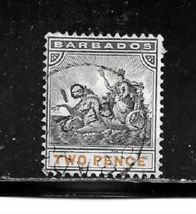 Barbados Stamp - Scott # 73/A8-2p- Canc/LH-1899-NG