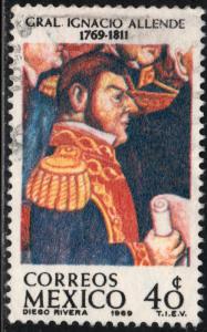 MEXICO 1007 200th Anniv of the Birth of Gen Ignacio Allende. USED (1240).